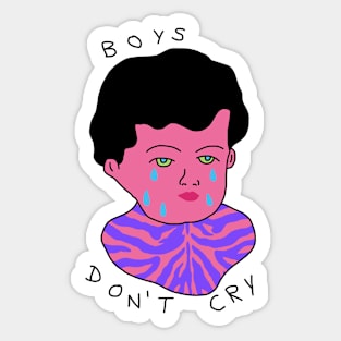 Boys Don't Cry 1 Sticker